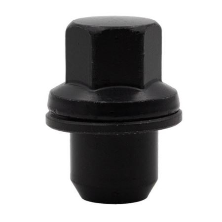 PIULITA HEX22 M14x1,5 (2 BUC.) PLAT NEGRU MAT + CAPAC INOX