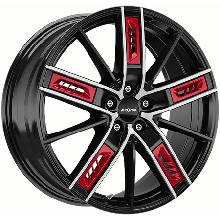 Janta aliaj RONAL R67 Red Left JBFC 8.5x20 5x112 ET35 76,0