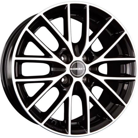 Janta aliaj BORBET BS4 Black Polished 7x16 4x100 ET45 64,1     