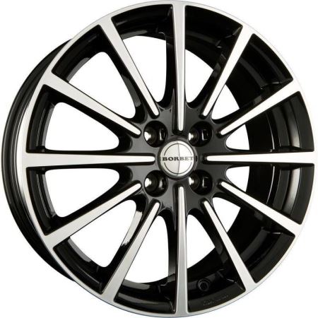 Janta aliaj BORBET BL4 Black Polished 7x17 4x108 ET45 72,5     
