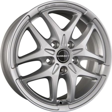 Janta aliaj BORBET XB Crystal Silver 6.5x16 5x112 ET50 57,1     