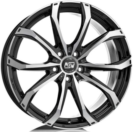 Janta aliaj MSW 48 Matt Black Full Polished 8x18 5x112 ET48 66,46   