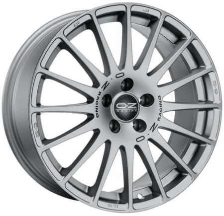 Janta aliaj OZ SUPERTURISMO GT Race Silver Black LETtering 6,5x15 4x100 ET43   