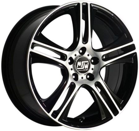 Janta aliaj MSW 11 Black Full Polished (Gbfp) 8x17 5x100 ET35 