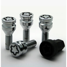 (A) KIT ANTIFURT 4 TORX M5X0,8 NICHEL 