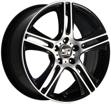 Janta aliaj MSW 11 Black Full Polished (Gbfp) 7x15 4x100 ET43    