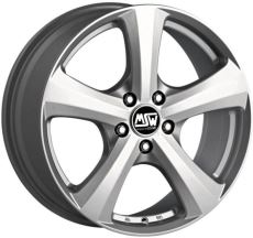 Janta aliaj MSW 19 W Full Silver 8x18 5x114,30 ET45