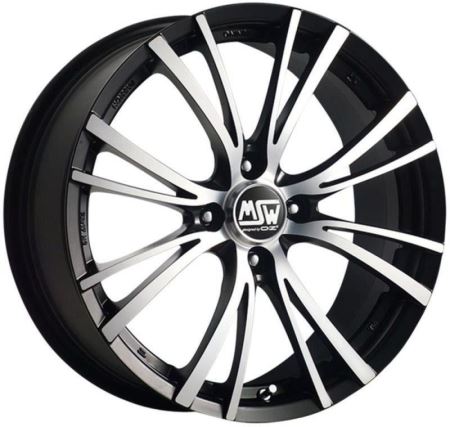 Janta aliaj MSW 20-4 Matt Black Full Polished 7x15 4x108 ET18    