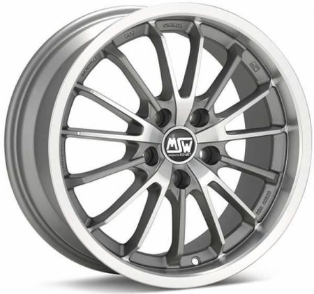 Janta aliaj MSW 21 Matt Grey Full Polished  7,5x16 5x114,3 ET40 