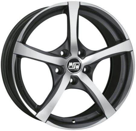 Janta aliaj MSW 23 Matt Gun Metal Full Polished (Mgmfp) 7.5x17 5x112 ET35 
