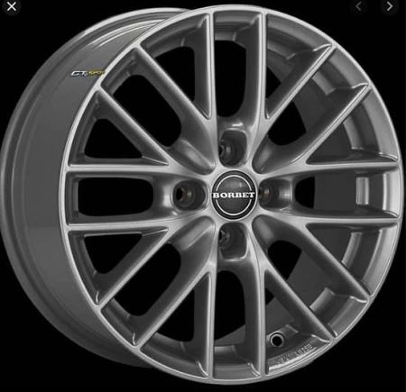 Janta aliaj BORBET BS4 Metalic Grey 6.5x15 4x100 ET40 64,1     