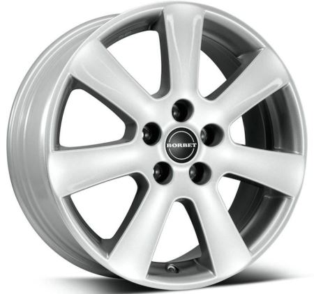 Janta aliaj BORBET CA Crystal Silver 6.5x15 4x100 ET45 Pentru Dacia Logan     